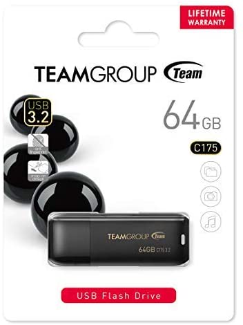 TEAM C175 DRIVE 64 GB BLACK RETAIL 1